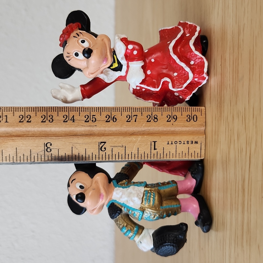 Vtg Bullyland Minnie & Mickey Mouse Spanish Matador & Flamenco Dancer Figurine - Picture 8 of 9